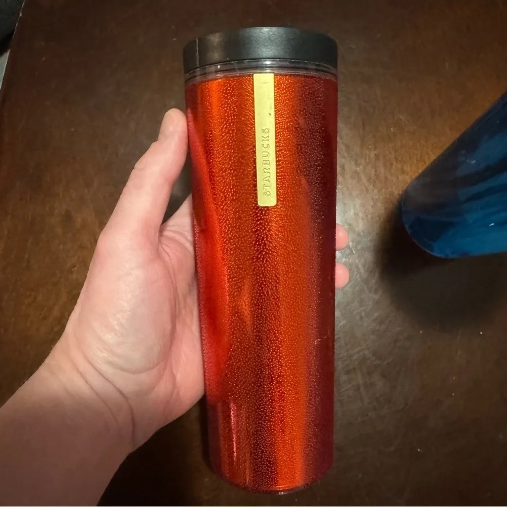Starbucks Blue Marble Stainless Steel Tumbler 24 Oz Cold Cup Venti 2018 + More